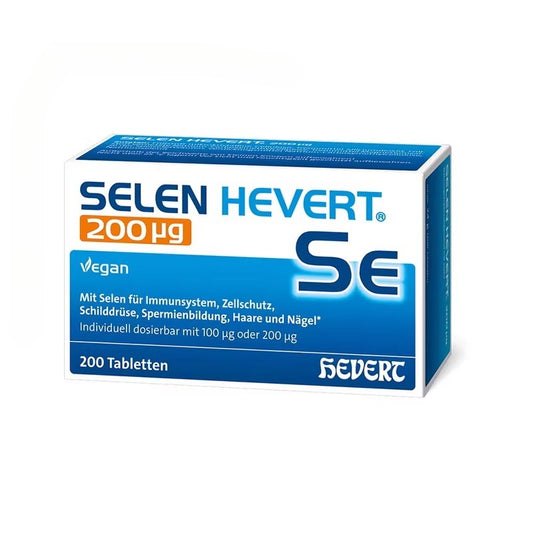 德國Hevert菲德 甲狀腺調理硒錠增強免疫 200粒