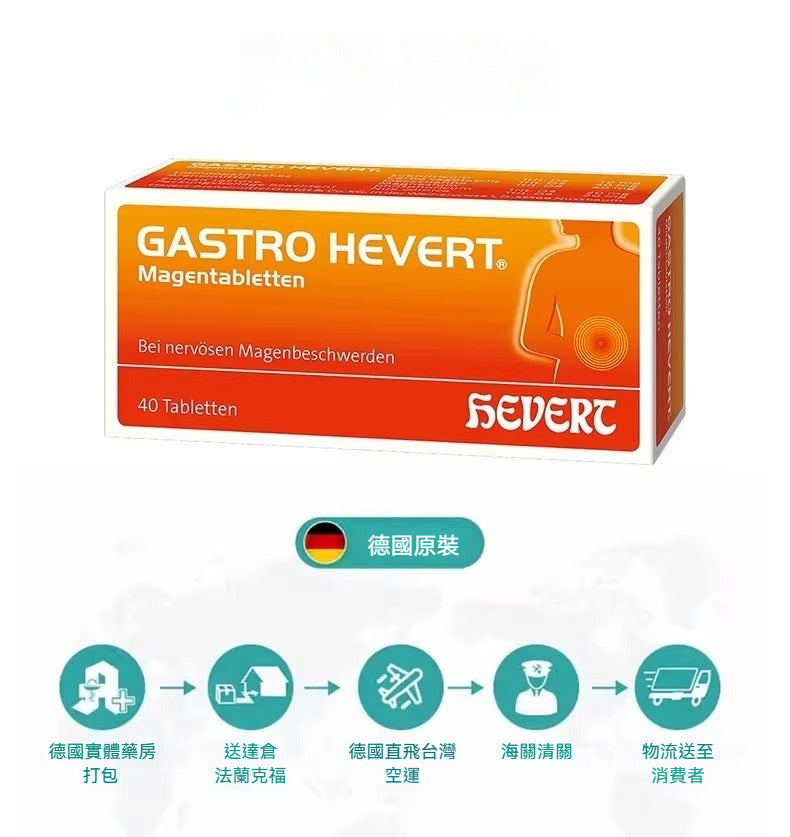 Hevert菲德 腸胃營養片40入